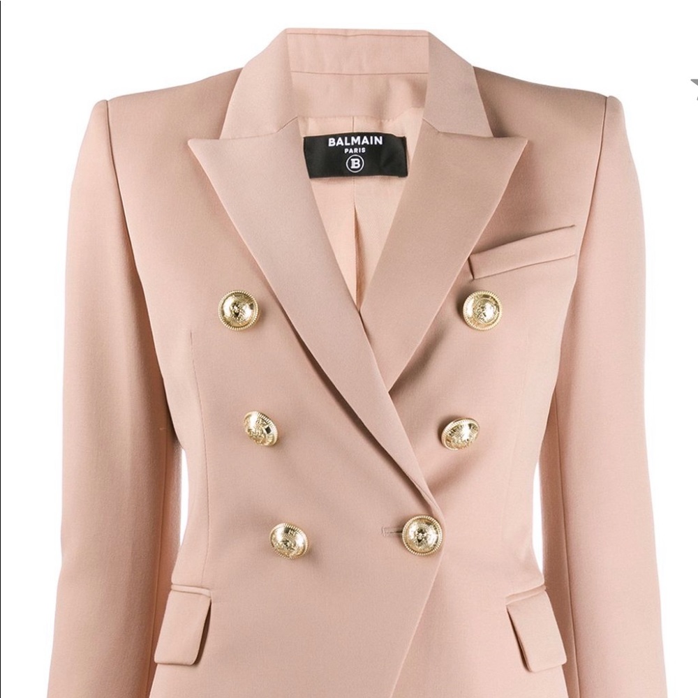 Classic Balmain Double breasted fitted blazer